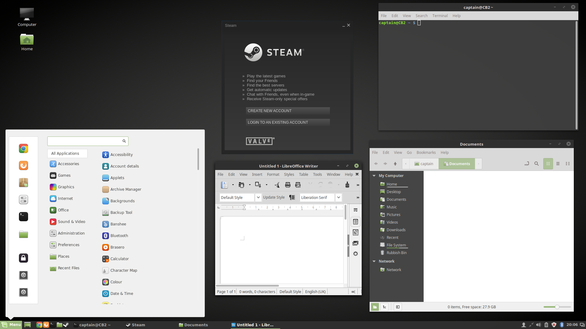 chrome linux mint